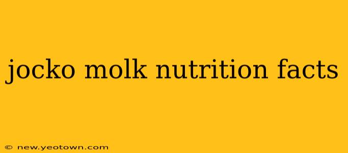 jocko molk nutrition facts