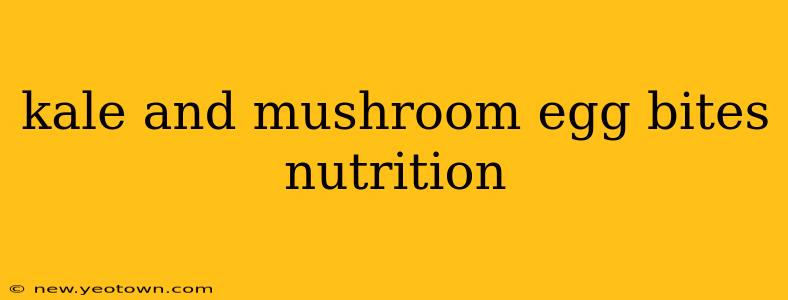 kale and mushroom egg bites nutrition