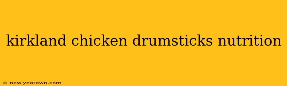 kirkland chicken drumsticks nutrition