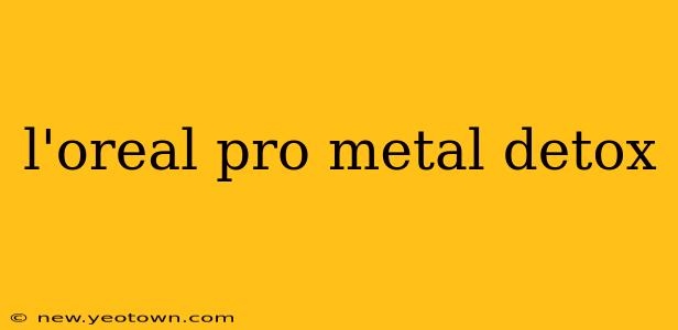 l'oreal pro metal detox