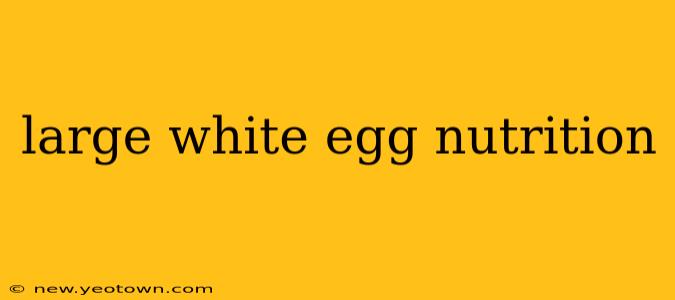 large white egg nutrition