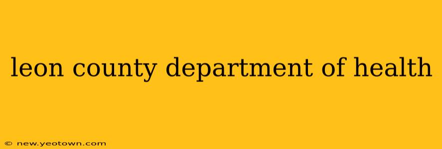 leon county department of health