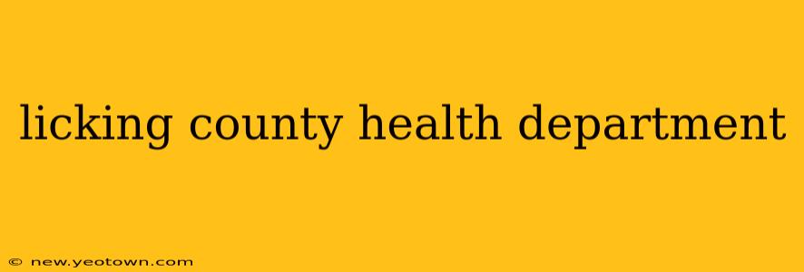 licking county health department