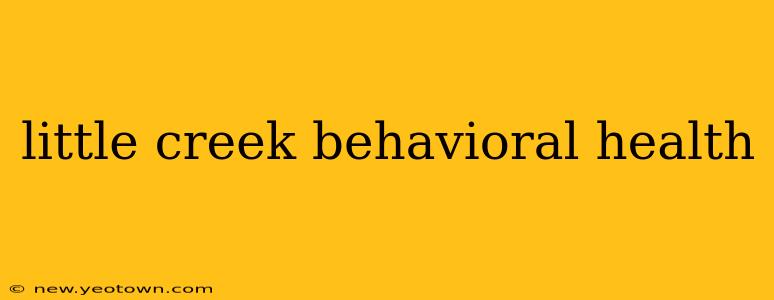 little creek behavioral health