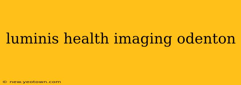 luminis health imaging odenton