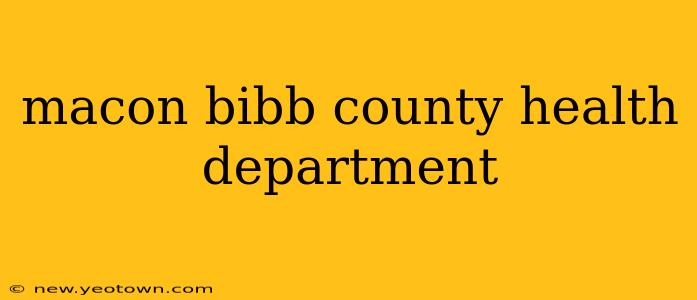 macon bibb county health department