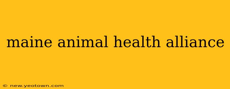 maine animal health alliance