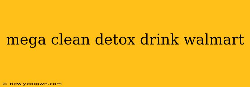 mega clean detox drink walmart