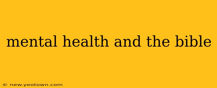 mental health and the bible