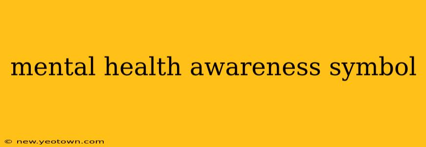 mental health awareness symbol