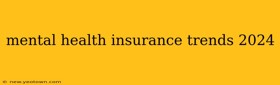 mental health insurance trends 2024