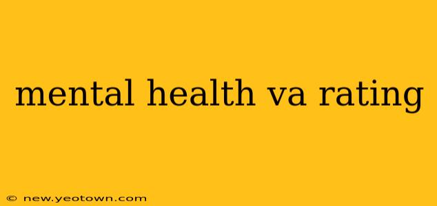 mental health va rating