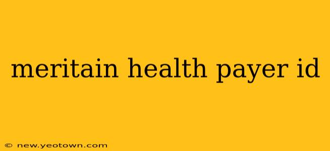 meritain health payer id