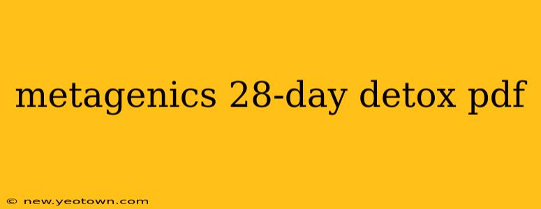 metagenics 28-day detox pdf