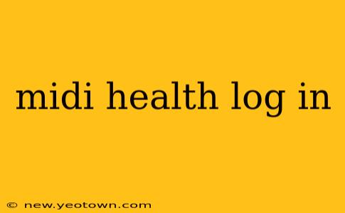 midi health log in