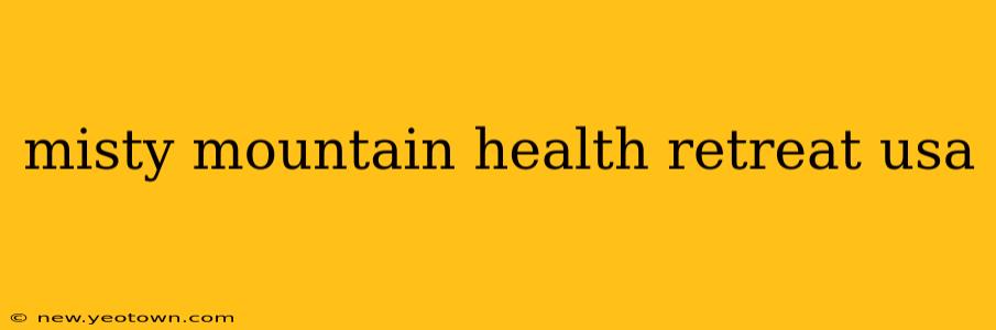 misty mountain health retreat usa