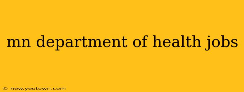 mn department of health jobs