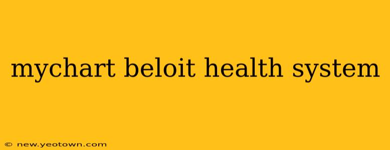 mychart beloit health system