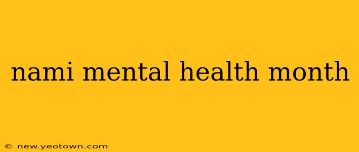 nami mental health month
