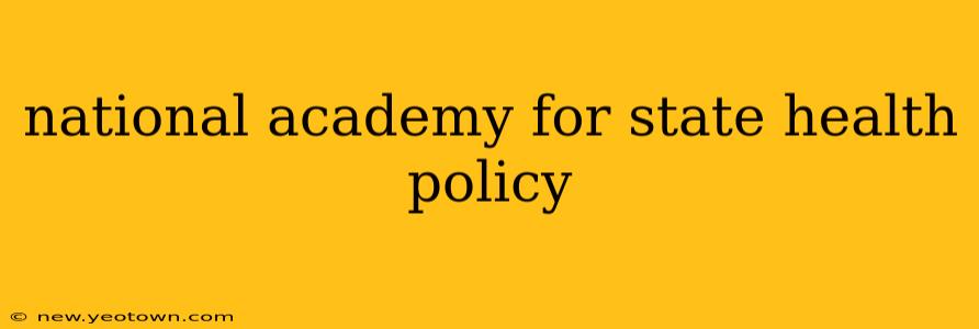 national academy for state health policy