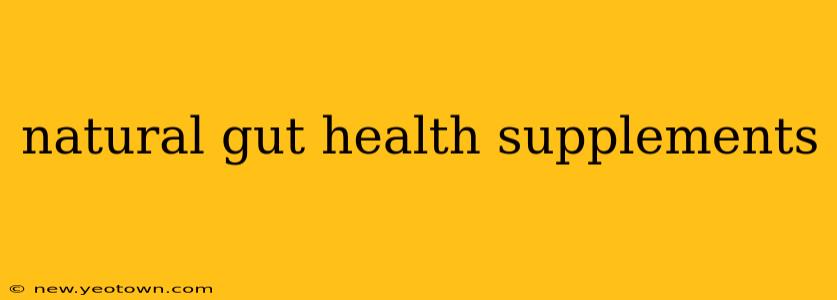 natural gut health supplements