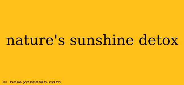 nature's sunshine detox