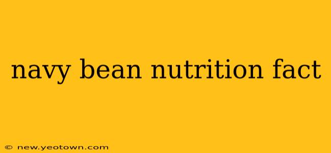 navy bean nutrition fact