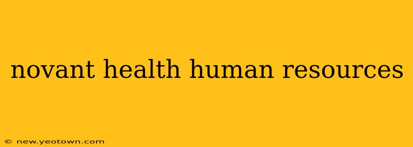 novant health human resources