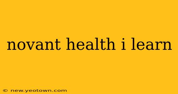 novant health i learn
