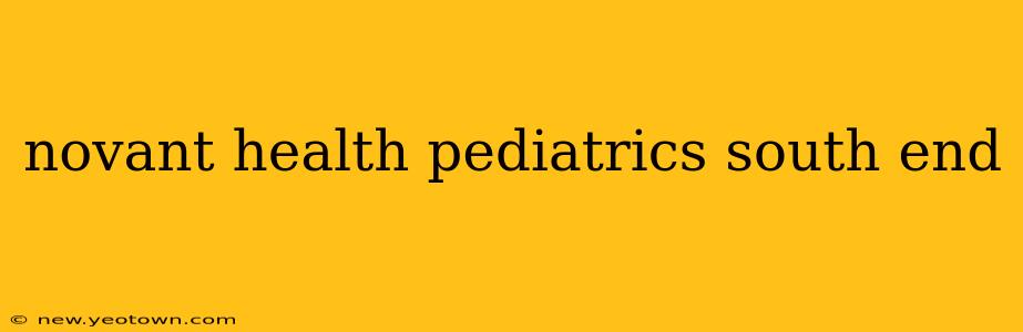 novant health pediatrics south end