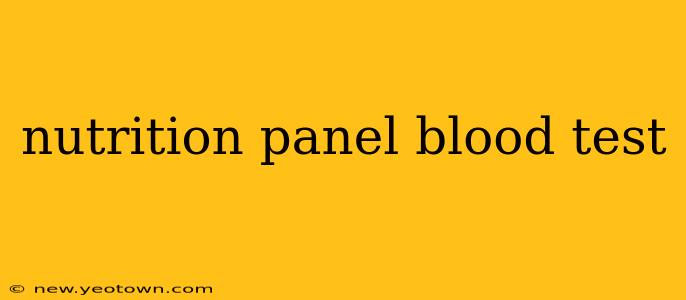 nutrition panel blood test