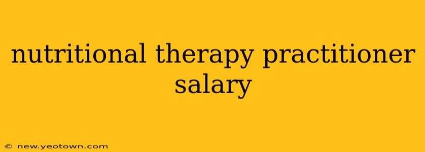 nutritional therapy practitioner salary