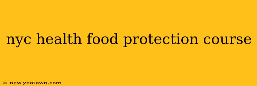 nyc health food protection course