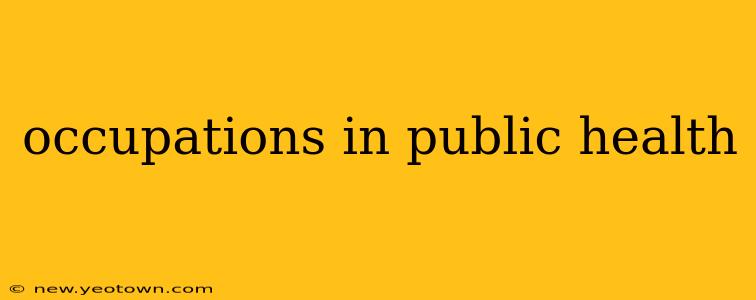 occupations in public health