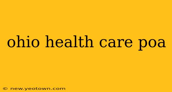 ohio health care poa