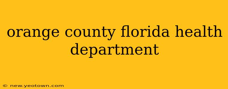 orange county florida health department