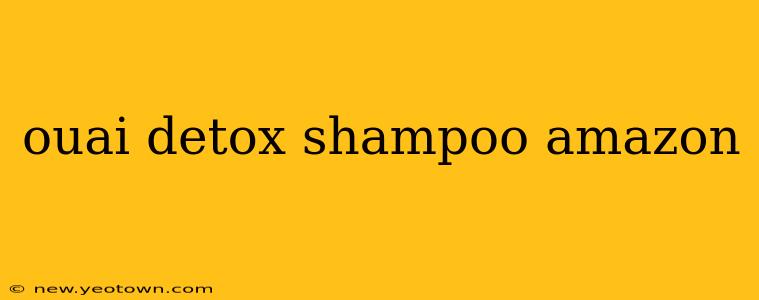 ouai detox shampoo amazon