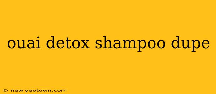 ouai detox shampoo dupe