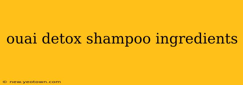 ouai detox shampoo ingredients