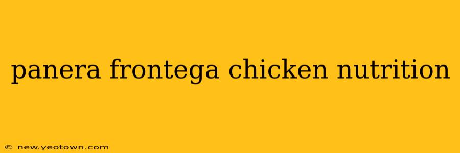 panera frontega chicken nutrition