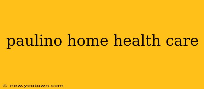 paulino home health care