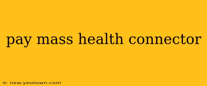 pay mass health connector