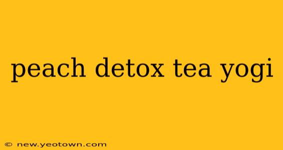 peach detox tea yogi
