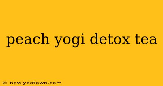 peach yogi detox tea