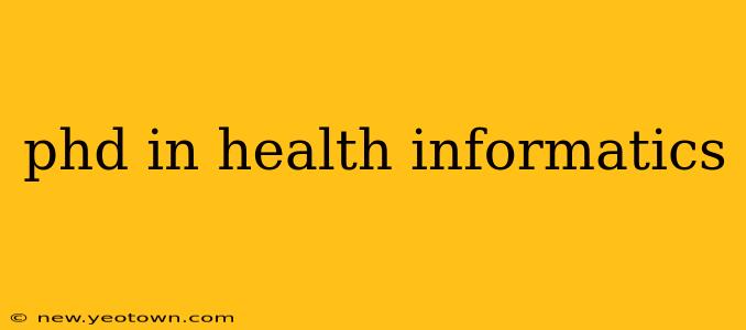 phd in health informatics