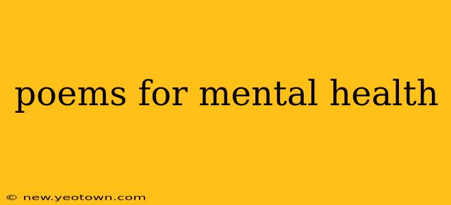 poems for mental health