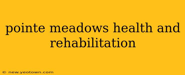 pointe meadows health and rehabilitation