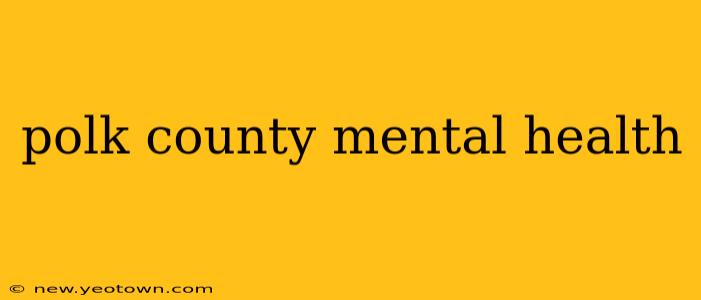 polk county mental health