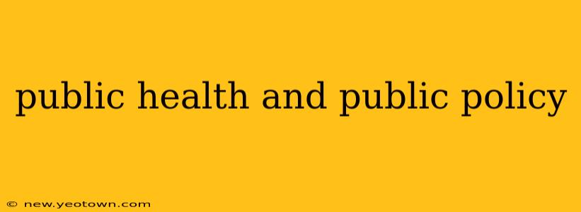 public health and public policy