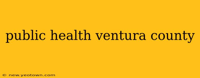public health ventura county